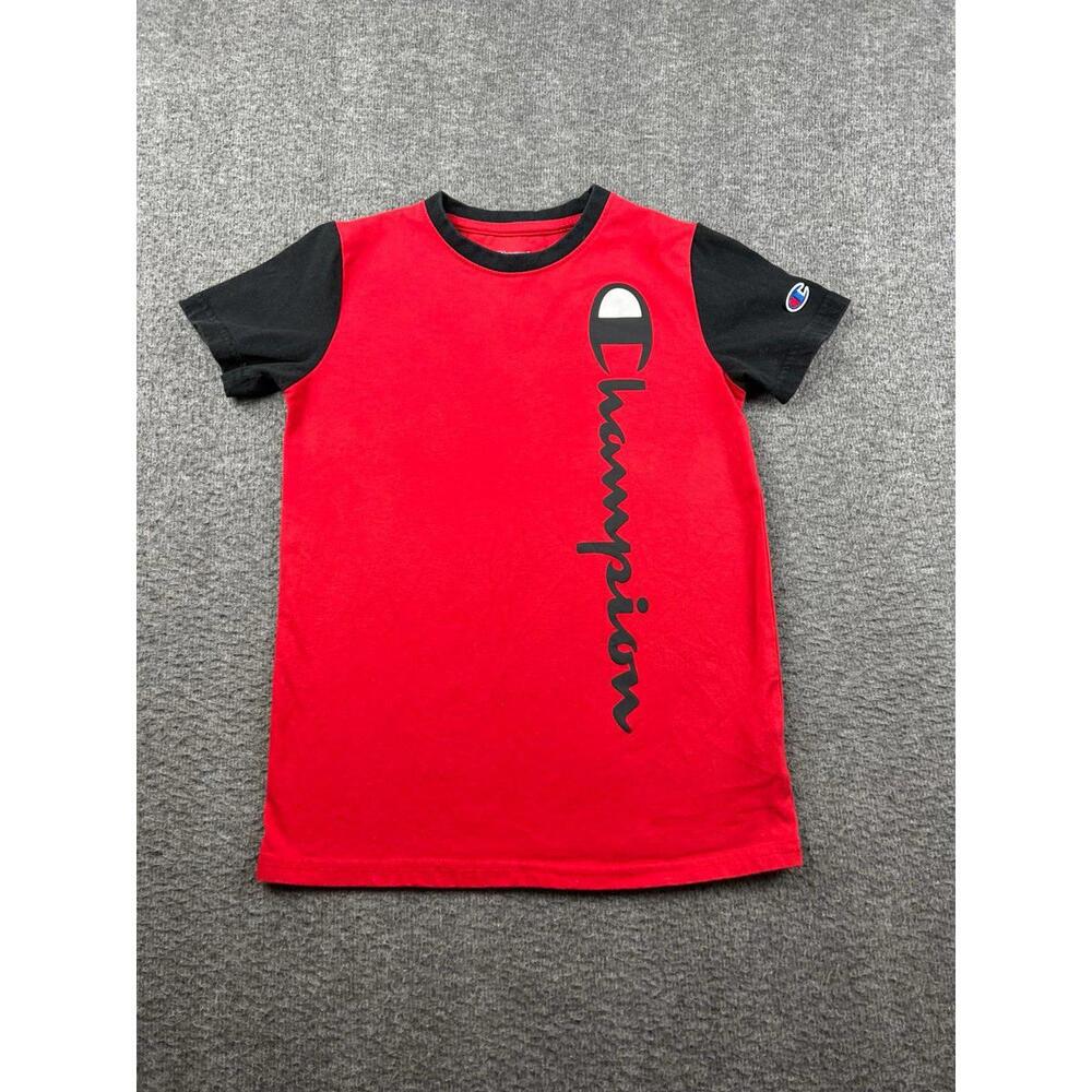 Champion Authentic Athleticwear Red‎ and Black T-Shirt Size Small